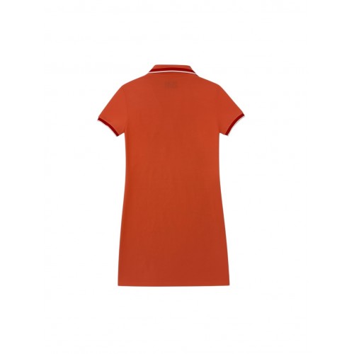 Lacoste Women Polo Dress – Orange